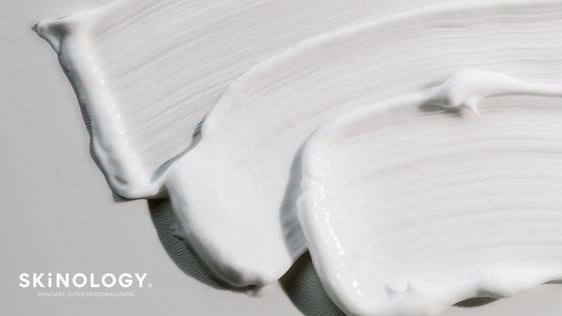 texturas diferentes de cremas skinology skincare personalizado