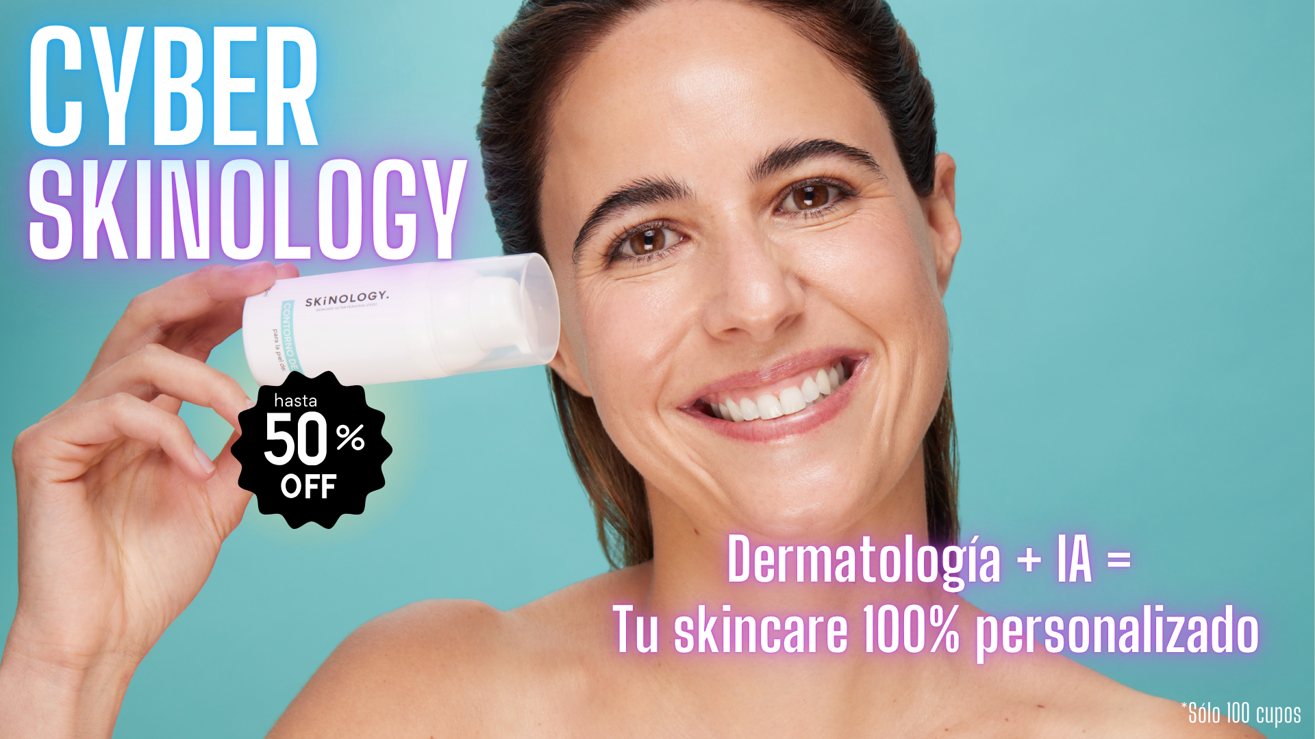 skinology cyber 50% cremas personalizadas
